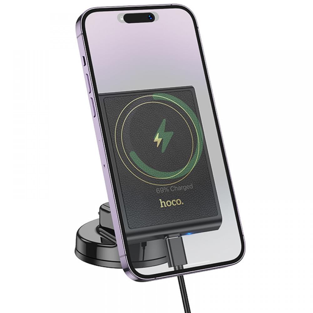 Автотримач з БЗП Hoco HW20 Precious (center console) Black