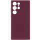 Чохол Silicone Cover Lakshmi Full Camera (AAA) для Samsung Galaxy S23 Ultra Бордовий / Plum