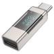 Перехідник Borofone BV25 Type-C male to Type-C female Gray