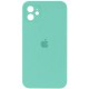 Чохол Silicone Case Square Full Camera Protective (AA) для Apple iPhone 11 (6.1") Бірюзовий / Turquoise
