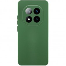 Чохол Silicone Cover Ummi Lakshmi Full Camera (AA) для Xiaomi Redmi Note 14 Pro+ 5G Зелений / Dark green