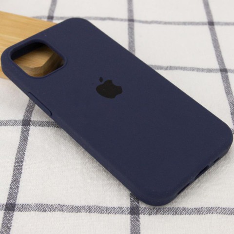 Чохол Silicone Case Full Protective (AA) для Apple iPhone 15 (6.1") Темно-синій / Midnight blue