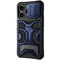 TPU+PC чохол Nillkin CamShield Adventurer Pro (шторка на камеру) для Apple iPhone 14 Pro (6.1") Interstellar Blue