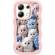 Чохол TPU Cloudy Pictures для Xiaomi Redmi Note 13 Pro 4G / Poco M6 Pro 4G Kittens
