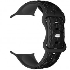 Ремінець Hoco WA30 Flexible series 3D solid color silicone strap для Apple watch 38/40/41mm Black