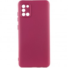 Чохол Silicone Cover Lakshmi Full Camera (A) для Samsung Galaxy A31 Бордовий / Marsala