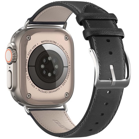 Ремінець Dux Ducis Leather Strap Classic для Apple Watch 38/40/41/42mm(ser.10) Black