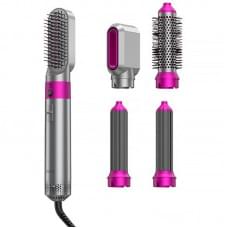 Стайлер Hoco DAR41 Warm-air Comb 5in1 Rose Red Стайлер Hoco DAR41 Warm-air Comb 5in1 Rose Red