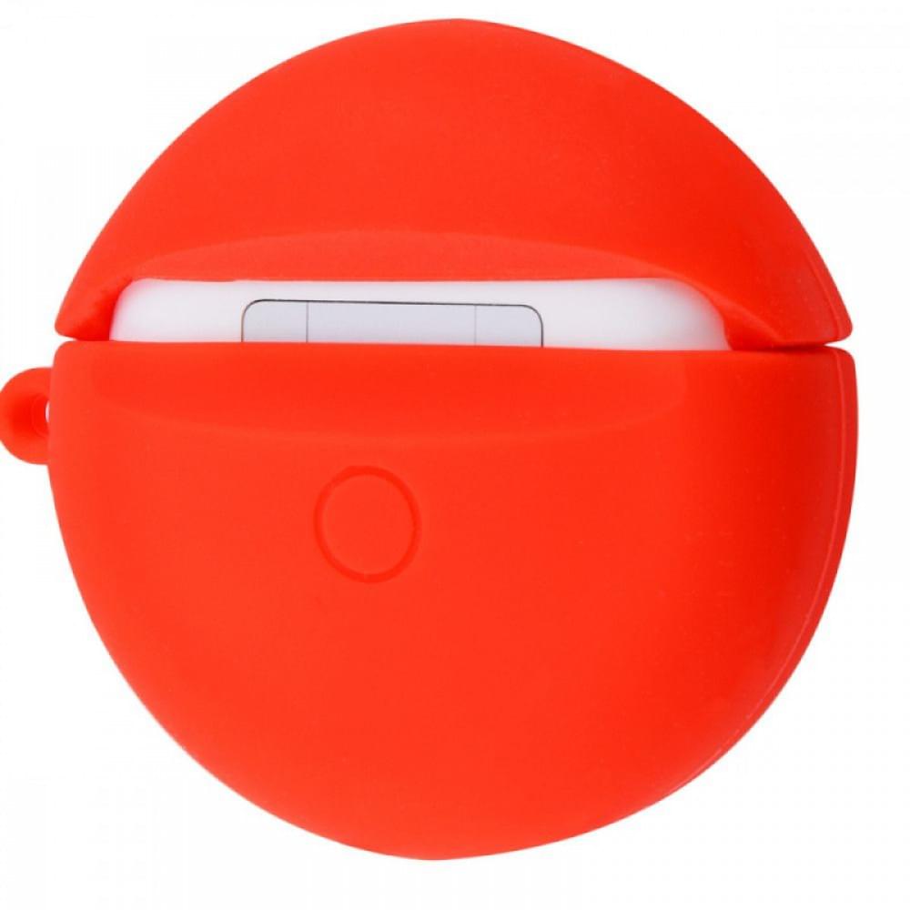 Силіконовий футляр Marvel & DC series для навушників AirPods 3 + кільце Капітан Америка / Червоний