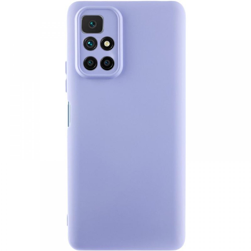 Чохол Silicone Cover Ummi Lakshmi Full Camera (AA) для Xiaomi Redmi 10 Бузковий / Dasheen