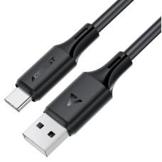 Дата кабель Acefast C17-04 USB to Type-C 3A (1.2m) Black