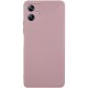 Чохол TPU GETMAN Liquid Silk Full Camera для Motorola Moto G54 Рожевий / Pink Sand