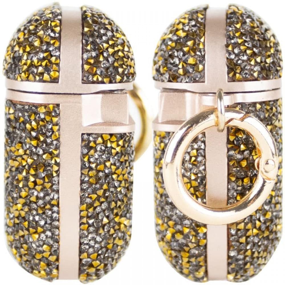 TPU чехол Bling World Rock Diamond для наушников AirPods 1/2