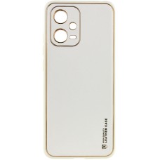 Шкіряний чохол Xshield для Xiaomi Poco X5 5G / Redmi Note 12 5G Білий / White