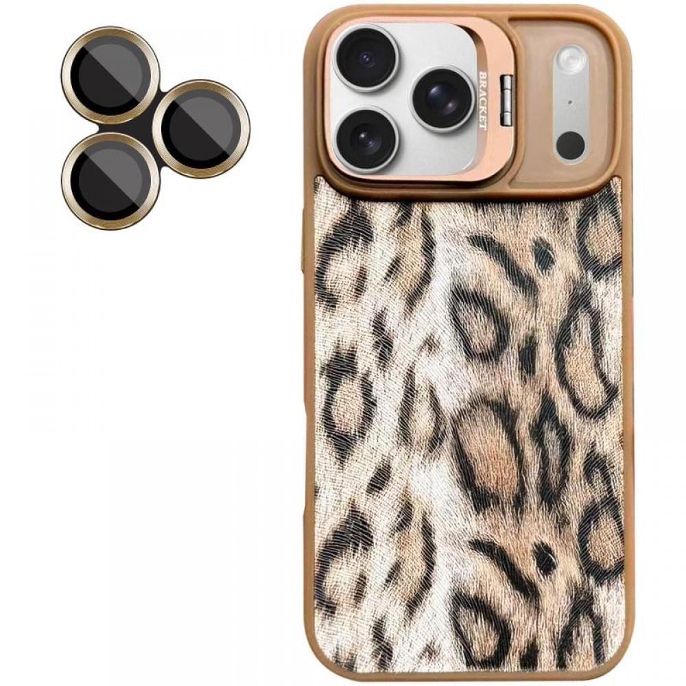 Чохол TPU+PC Wild Leopard with MagSafe and Lens для Apple iPhone 17 Pro (6.3") Brown
