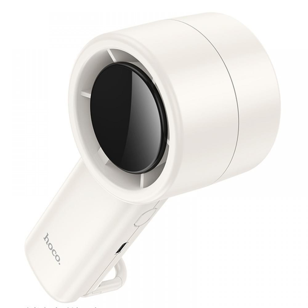 Портативний вентилятор Hoco HX63 Fashion high-speed handheld fan 2000 mAh White