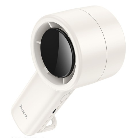 Портативний вентилятор Hoco HX63 Fashion high-speed handheld fan 2000 mAh White