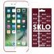 Захисне скло SKLO 3D для Apple iPhone 7 plus / 8 plus (5.5") Білий