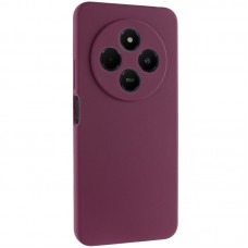 Чохол Silicone Cover Lakshmi Full Camera (AAA) для Xiaomi Redmi 14C / Poco C75 Бордовий / Plum