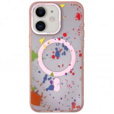 Чохол TPU+PC Flush with MagSafe для Apple iPhone 11 (6.1") Baby pink