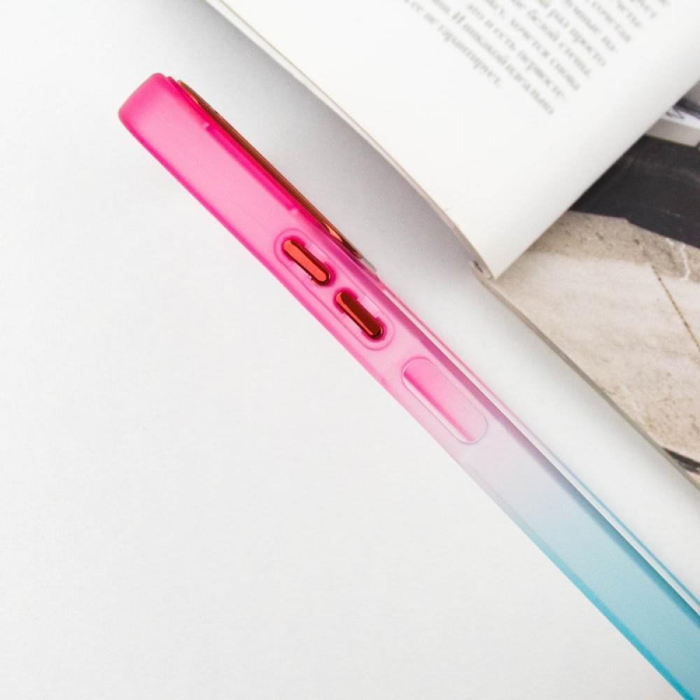 Чохол TPU+PC Fresh sip series для Xiaomi Redmi 12 Бірюзовий / Рожевий