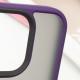 TPU+PC чохол Metal Buttons для Apple iPhone 16 Pro (6.3") Темно-Фіолетовий
