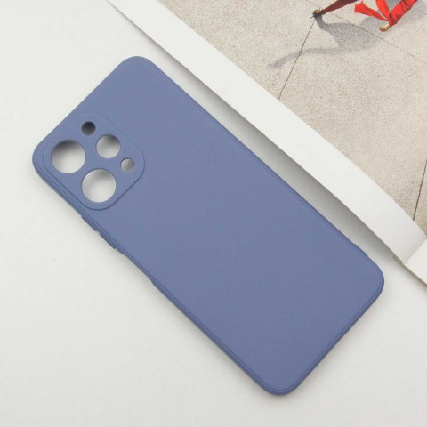Силіконовий чохол Candy Full Camera для Xiaomi Redmi 12 Блакитний / Mist blue