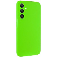 Чохол Silicone Cover Lakshmi Full Camera (AA) для Samsung Galaxy A35 Салатовий / Neon Green