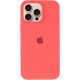 Чохол Silicone Case Full Protective (AA) для Apple iPhone 15 Pro (6.1") Кавуновий / Watermelon red