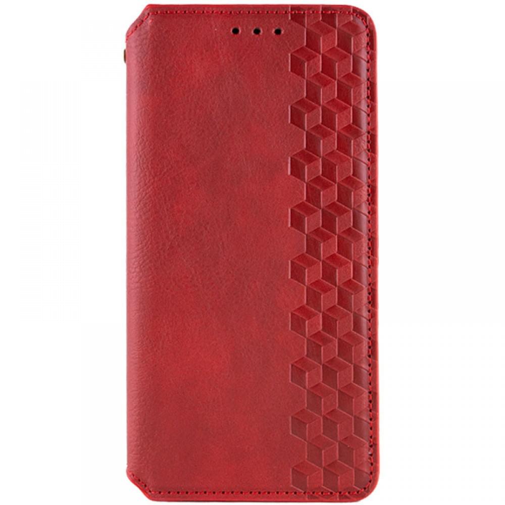 Шкіряний чохол-книжка GETMAN Cubic (PU) для Samsung Galaxy A54 5G Червоний