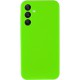 Чохол Silicone Cover Lakshmi Full Camera (AA) для Samsung Galaxy A35 Салатовий / Neon Green
