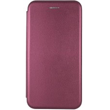 Шкіряний чохол-книжка Classy для Motorola Moto G06 Бордовий