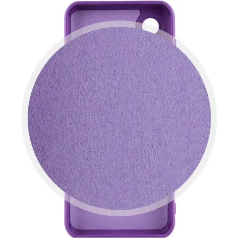 Чохол Silicone Cover Lakshmi Full Camera (A) для Samsung Galaxy A03 Core Фіолетовий / Purple