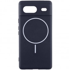 Чохол Silicone Cover Lakshmi Full Camera (AA) with MagFit для Google Pixel 8 Темно-синій / Midnight blue