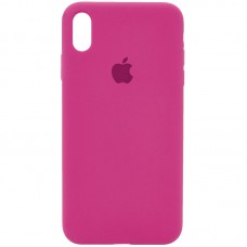 Чохол Silicone Case Full Protective (AA) для Apple iPhone XR (6.1") Малиновий / Dragon Fruit
