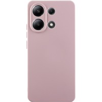 Чохол TPU GETMAN Liquid Silk Full Camera для Xiaomi Redmi Note 13 4G Рожевий / Pink Sand