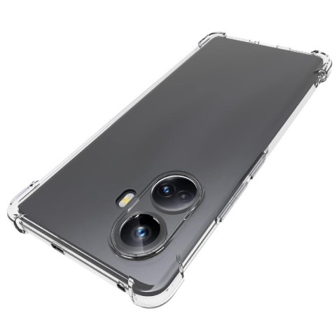 TPU чохол GETMAN Ease logo посилені кути Full Camera для Realme 10 Pro+ Безбарвний (прозорий)