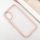 TPU+PC чохол Metal Buttons для Apple iPhone 16 (6.1") Рожевий