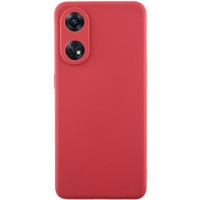 Силіконовий чохол Candy Full Camera для Oppo Reno 8 T 4G Червоний / Camellia