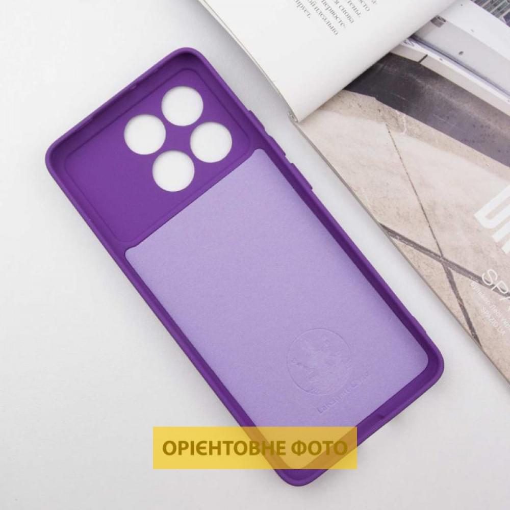 Чохол TPU GETMAN Liquid Silk Full Camera для Xiaomi Poco X6 / Note 13 Pro 5G Фіолетовий / Purple