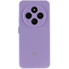 Чохол Silicone Cover Lakshmi Full Camera (AA) with logo для Xiaomi Redmi 14C / Poco C75 Бузковий / Dasheen