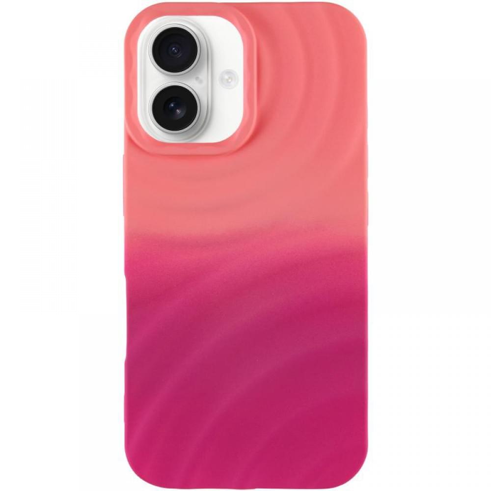 Чохол TPU ColorWave для Apple iPhone 16 (6.1") Peach / Pink