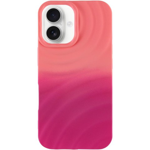 Чохол TPU ColorWave для Apple iPhone 16 (6.1") Peach / Pink
