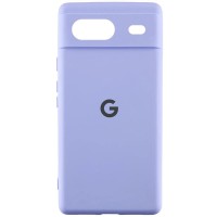 Чохол Silicone Cover Lakshmi Full Camera (AAA) with Logo для Google Pixel 8a Бузковий / Dasheen