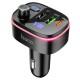 АЗП FM модулятор Hoco E62 PD20W+QC3.0 (2USB-A/1C) Чорний