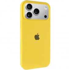 Чохол Silicone Case Full Protective (AA) для Apple iPhone 17 Pro Max (6.9") Жовтий / Yellow
