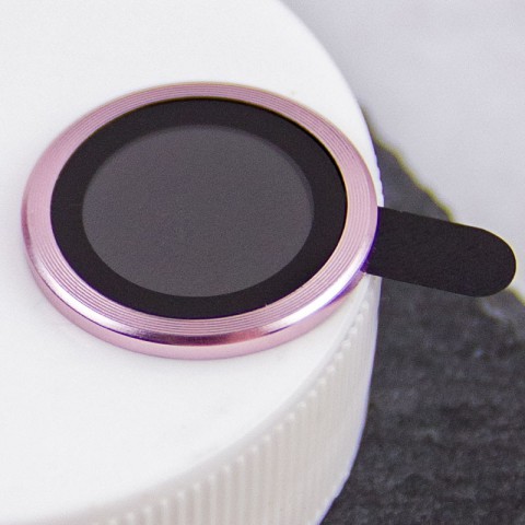 Захисне скло Metal Classic на камеру (у упак.) для Apple iPhone 16 (6.1") / 16 Plus (6.7") Рожевий / Pink