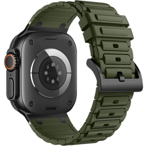 Ремінець Hoco WA35 Emir series thickened silicone strap для Apple watch 38/40/41mm Army Green