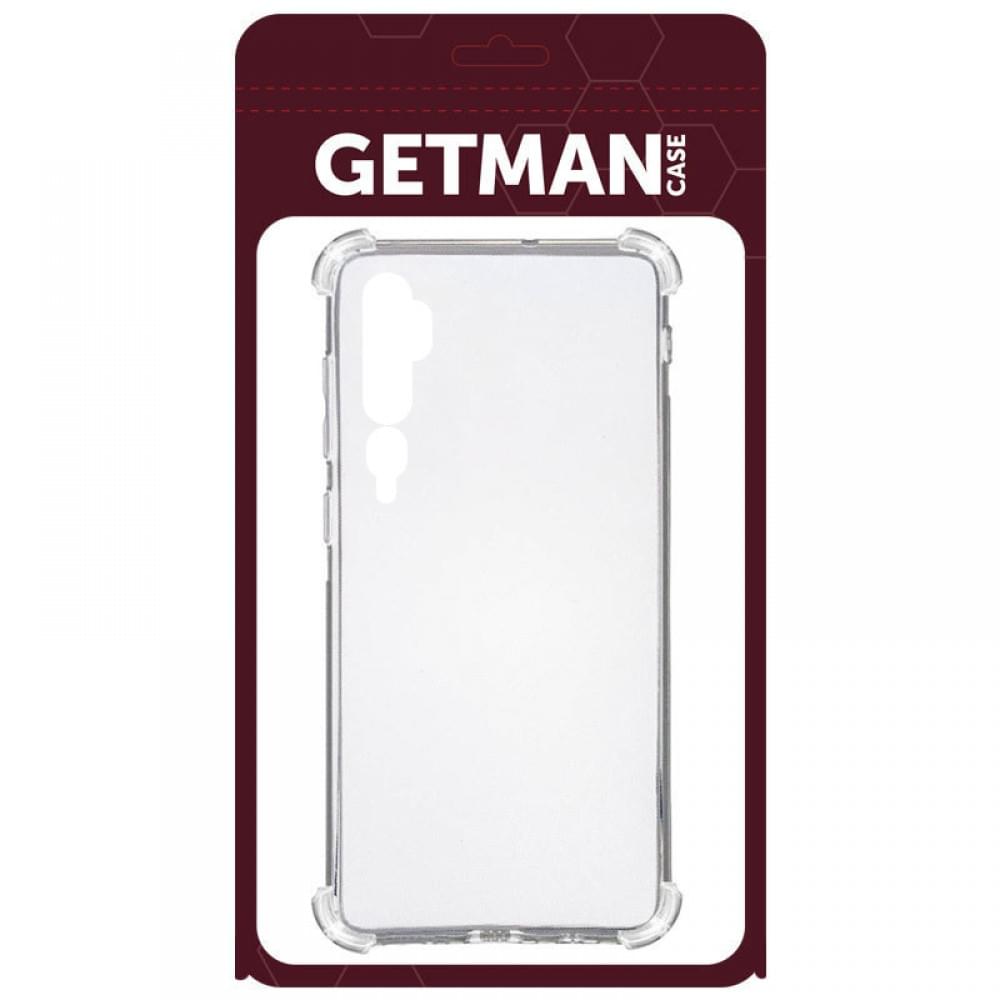 TPU чохол GETMAN Ease logo посилені кути для Xiaomi Mi Note 10 / Note 10 Pro / Mi CC9 Pro Безбарвний (прозорий)