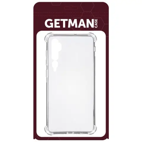 TPU чехол GETMAN Ease logo усиленные углы для Xiaomi Mi Note 10 / Note 10 Pro / Mi CC9 Pro